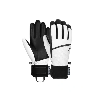 Abbildung von Reusch MARA R TEX XT Fingerhandschuh, Damen, Größe: 8, White pied de poule