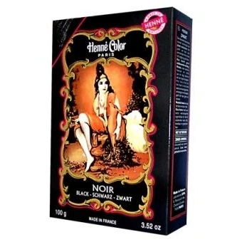 Abbildung von Henna Färbepulver schwarz 100g von Dragonspice Naturwaren