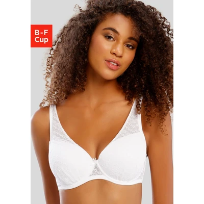 Abbildung von Lascana Schalen Bügel BH, Damen, Größe: 70B, White