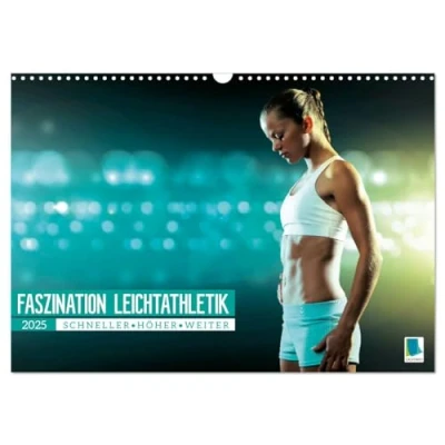 Abbildung von Faszination Leichtathletik: Schneller, höher, weiter (Wandkalender 2025 DIN A3 quer), CALVENDO Monatskalender
