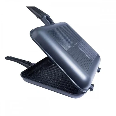 Abbildung von Ridgemonkey Connect Pan &amp; Griddle XXL Granite Edition Camping Besteck