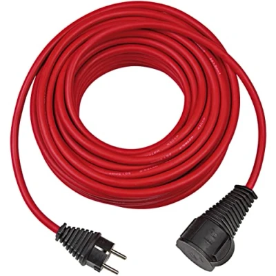 Abbildung von 3 x Brennenstuhl Qualitäts Baustellenkabel IP44 10m H07RN F 3G1,5 rot