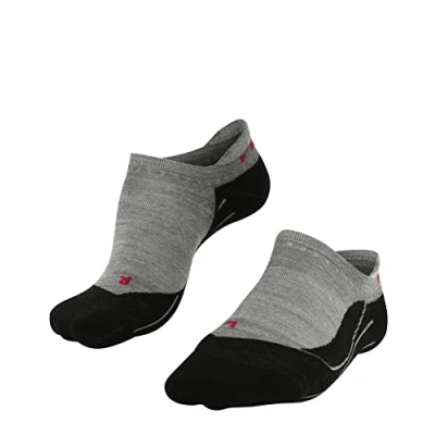 Abbildung von Falke TK5 Wander Invisible Trekking Functional Lightcushioned Füßlinge, Damen, Größe: 39/40, Light grey