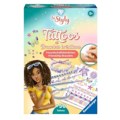 Abbildung von Ravensburger Kreativset So Styly, Tattoos &amp; Friends Bands Cool Summer, (Set), für tolle Armbänder, Made in Europe, FSC® schützt Wald weltweit