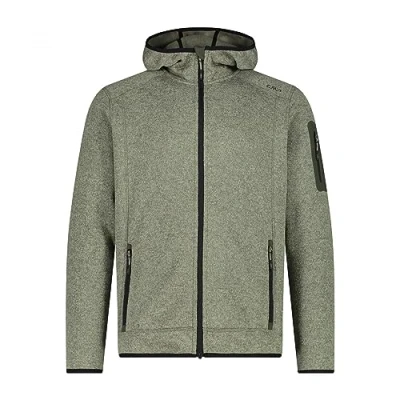 Abbildung von CMP Herrenjacke mit fester Kapuze, Khaki Ölgrün, 58