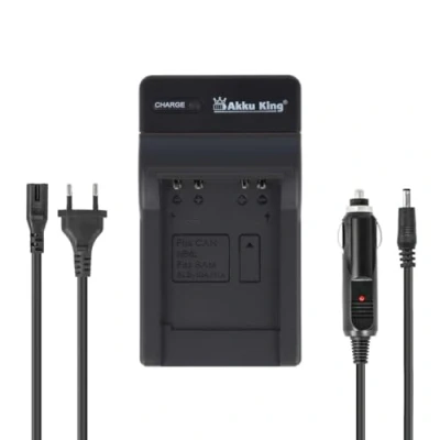 Abbildung von 2in1 KFZ + Netz Ladegerät kompatibel mit Samsung Akku SLB 10A