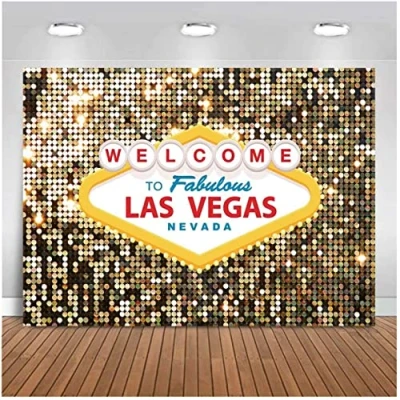 Abbildung von Las Vegas Foto Hintergrund Casino Poker Themen Fotografie Buntes Kostüm Kleid 300x200cm