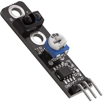 Abbildung von AZDelivery KY 033 Linien Folger Line Tracking Sensor Modul TCRT5000 kompatibel mit Arduino inklusive E Book!