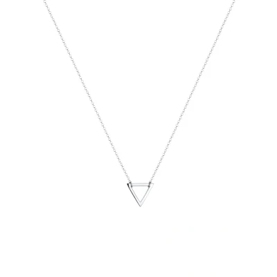 Abbildung von Elli Dreieck Halskette silvercoloured, Damen, Größe: 45, Silver coloured