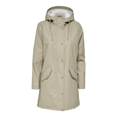 Abbildung von ONLY Regenmantel Damen Regen Mantel OnlSally Raincoat Regenjacke mit Teddyfell