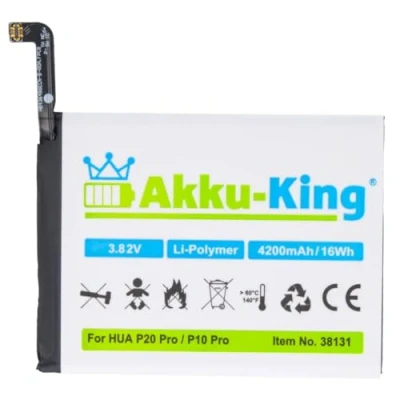 Abbildung von Akku kompatibel mit Huawei HB436486ECW Li Polymer 4200mAh für Mate 10, 10 PRO, P20 PRO