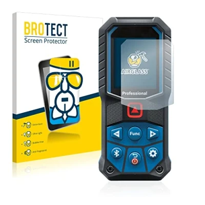 Abbildung von BROTECT Schutzglas für Bosch GLM 50 27 C/ 25 G Schutzfolie Panzer Folie Glas [Extrem Kratzfest 9H, Anti Fingerprint, Ultra Transparent]