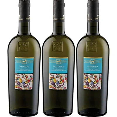 Abbildung von Tenuta Ulisse Passerina Terre di Chieti Weißwein Wein Trocken IGP Italien I Versanel Paket (3 x 0,75l)