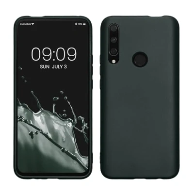 Abbildung von kwmobile Case kompatibel mit Honor 9X (EU Version) Hülle Schutzhülle aus Silikon metallisch schimmernd Handyhülle Metallic Petrol