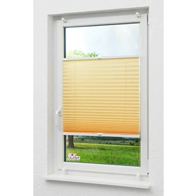 Abbildung von LYSEL® Plissee Select Hellgelb, blickdicht, HxB 130x60cm