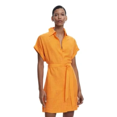 Abbildung von Desigual Blusenkleid, Damen, Größe: Medium, Orange