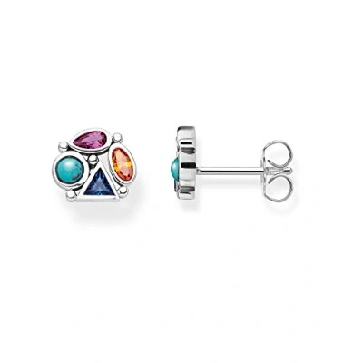 Abbildung von Thomas Sabo Ohrstecker farbige Steine 925 Sterling Silber H2034 320 7