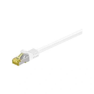Abbildung von Goobay 91092 RJ45 Patchkabel CAT 6A S/FTP (PiMF) mit 7 Rohkabel / 500 MHz Netzwerkkabel Internetkabel RJ 45 Stecker LAN Kabel Weiß 1,5m