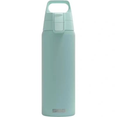 Abbildung von SIGG Edelstahl Trinkflasche Shield ONE Glacier Für Kohlensäurehaltige Getränke Geeignet Auslaufsicher Federleicht BPA frei Hellblau 0,75L