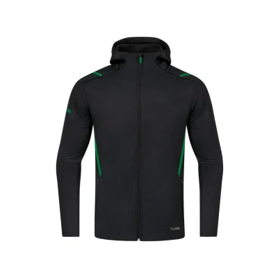 Abbildung von JAKO Challenge Trainingsjacke, Herren, Größe: 52/54, Schwarzgruen