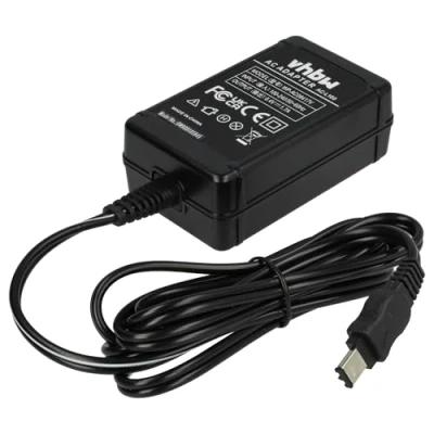 Abbildung von vhbw 1x Netzteil kompatibel mit Sony Handycam DCR PC101, PC100E, PC103E, PC101E, PC105 Kamera, Digitalkamera, 2m