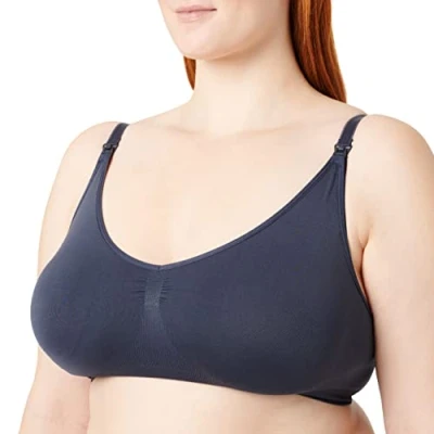 Abbildung von MAMA.LICIOUS Women&#039;s MLILJA Feed ME 2F 2PACK A. Bra, Antique White/Pack:Parisian Night, S/M