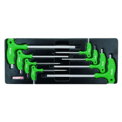 Abbildung von TOPTUL GAAT0804 Werkzeugmodul 8 T10, T15, T20, T25, T30, T40, T45, T50 176 434 Chrom Vanadium Stahl Torx