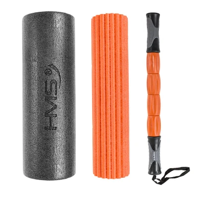 Abbildung von HMS Gymnastikrolle, Fitnessrolle, Schaumstoffrolle 3IN1 46cm FS105