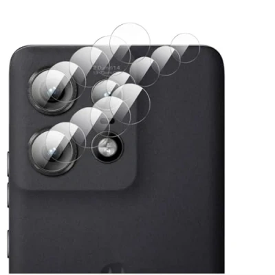 Abbildung von GIOPUEY [Ultra dünn 4 Stück Kameraschutz Kompatibel mit Motorola Edge 50 Pro, HD Kamera Glas Schutzfolie [Kratzfest] Camera Protector für Pro