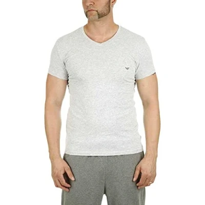 Abbildung von Emporio Armani Unterhemd/shirt, Herren, Größe: Large, Grigio melange