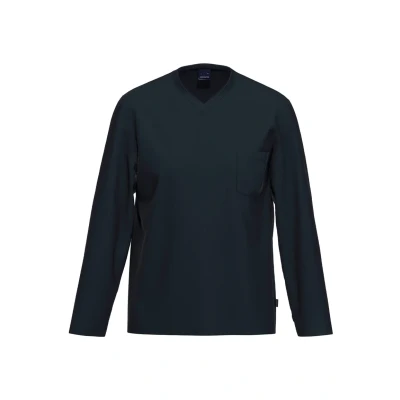 Abbildung von Ammann Nachtwäsche Shirt, Herren, Größe: XL, Dunkelblau
