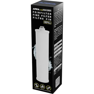 Abbildung von ARKA myAQUA 3800 Feinfilter Nachfülleinheit Filtert effektiv kleinste Partikel und Verunreinigungen aus dem Wasser, ideal für hochreine Wasserqualität.