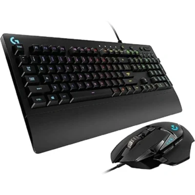 Abbildung von Logitech G502 Hero High Performance Gaming Maus, 25600 DPI Optischer Sensor + G213 Prodigy Tastatur Deutsches QWERTZ Layout Schwarz