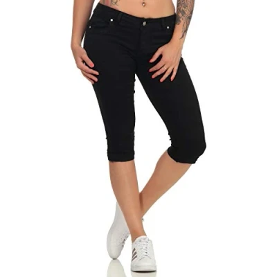Abbildung von Hailys Jenna Frauen Short schwarz S 76% Baumwolle, 22% Polyester, 2% Elasthan Basics, Streetwear