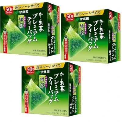 Abbildung von Itoen O ～ i Ocha Premium Matcha Grüntee, Japanischer Grüntee Ryokucha mit Uji, 1,8g Teebeutel, Packung 3 Boxen (insgesamt 150 Beutel), Hergestellt in Japan