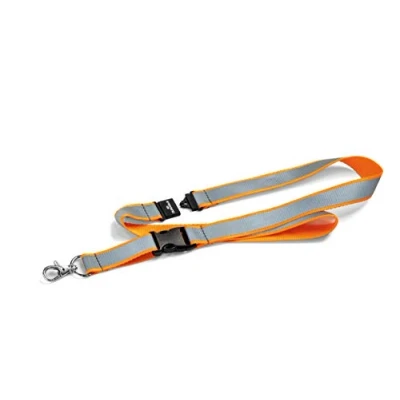 Abbildung von Durable Sicherheits Schlüsselband reflektierend, mit Karabiner und Sicherheitsverschluss, 1 Stück, orange, 869209