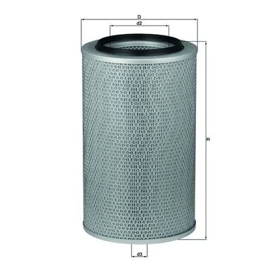 Abbildung von MAHLE ORIGINAL LX 227 Luftfilter 382,0 228,0 Filtereinsatz MERCEDES BENZ: ACTROS MP4, AROCS, ATEGO 3, MAN: TGX, TGS, TGM, IVECO: EuroCargo I III