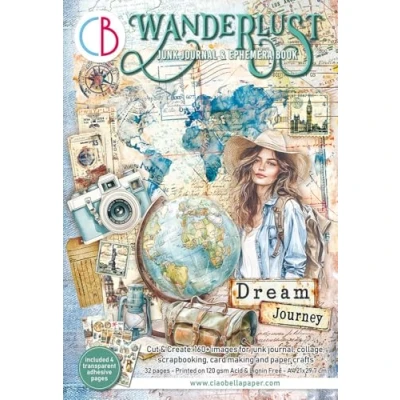Abbildung von Ciao Bella Wanderlust A4 Junk Journal Ephemera Book (32pcs) (CBB006)