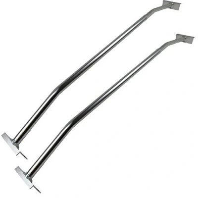 Abbildung von JB Brandl 2 x Alu Planenbügel für Flachplane, Ideal PKW Anhänger 1,0 1,45m verstellbar