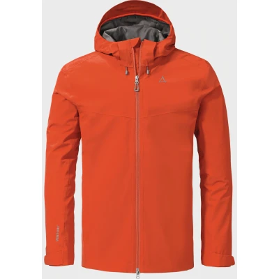 Abbildung von Schöffel 2L Ankelspitz M Regenjacke / wasserabweisende Jacke, Herren, Größe: 52, Orange
