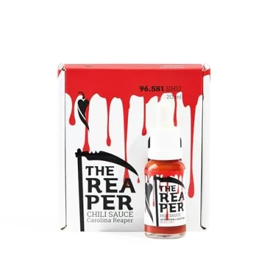 Abbildung von I LOVE SPICY The Reaper Scharfe Chilisauce 20 ml Labor Gemessen: 96.581 SHU, 85%, Carolina Chili Pfeffer, Schärfe 7/5 Louisiana Stil