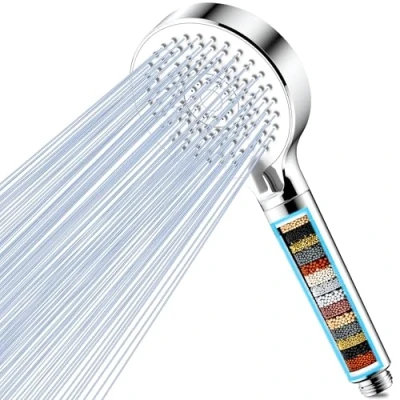 Abbildung von Magichome Duschkopf mit Filter 20 Schichten Wassersparend 5 Strahlarten Hochdruck Handbrause für Hartes Wasser, Rest Chlor, Schwermetall
