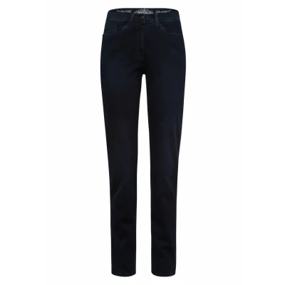 Abbildung von BRAX Style Laura Slash Jeans Slim Fit, Damen, Größe: 36xS, Dark blue mit effekt