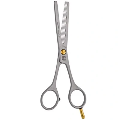 Abbildung von Cerena Modellierschere Sahara 6.5&quot; (17 cm) 42 Zähne Friseurschere aus rostfreiem Edelstahl und mit einseitiger Zahnung Made in Solingen, Germany