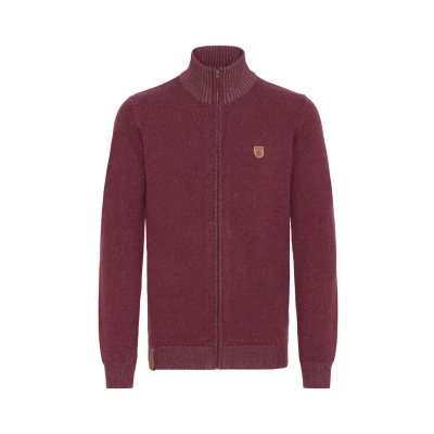 Abbildung von Indicode Jeans Idandy Strickjacke, Herren, Größe: XXL, Wine