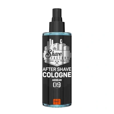 Abbildung von The Shave Factory After Cologne eine duftende Essenz für einwandfreie Pflege ein langanhaltendes Gefühl von Frische und Komfort (250ML, 09 Aegean)