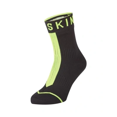 Abbildung von Sealskinz Unisex Allwetter Wasserdichte Socken mit Hydrostop Knöchellang, Schwarz, XL