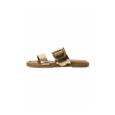 Abbildung von Tamaris Pantolette flach, Damen, Größe: 36, Light gold Schuhe