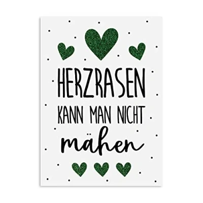 Abbildung von Nastami Valentinskarte Postkarte Valentinstag Karte Liebe Jahrestag Geschenk (Herzrasen)