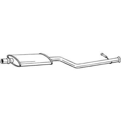 Abbildung von BOSAL 282 337 Mittelschalldämpfer CITROËN: Xsara Picasso